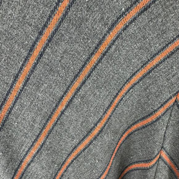 Raw Edge Boutique NWOT Striped 3/4 Bell Sleeve Round Neck Woven A-Line Dress S - Picture 4 of 9